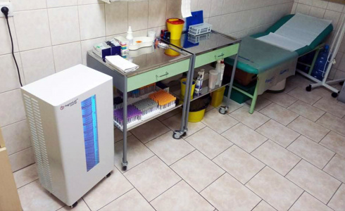 Sterilizátor vzduchu v ordinaci praktického lékaře